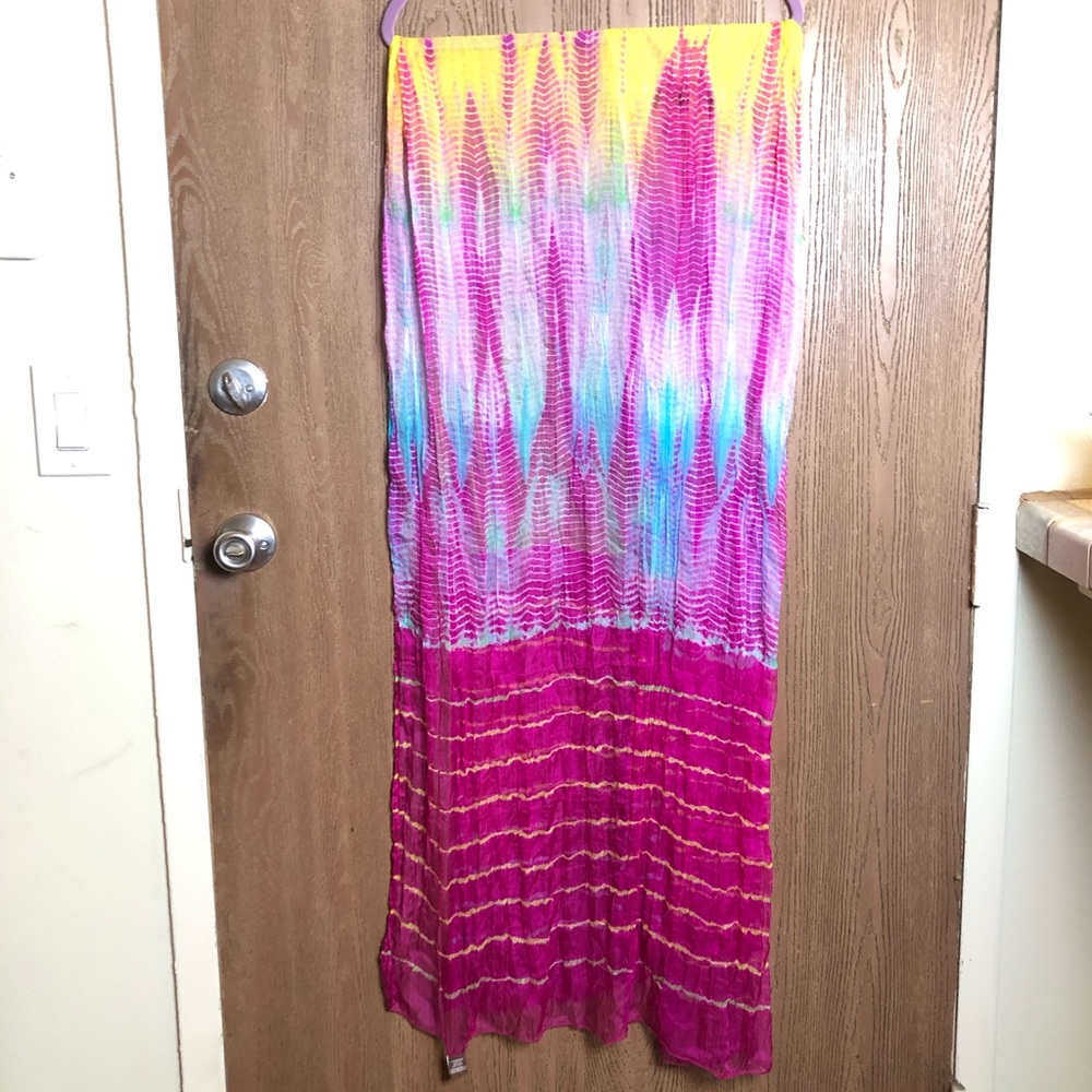 Anthropologie Raj Silk Scarf